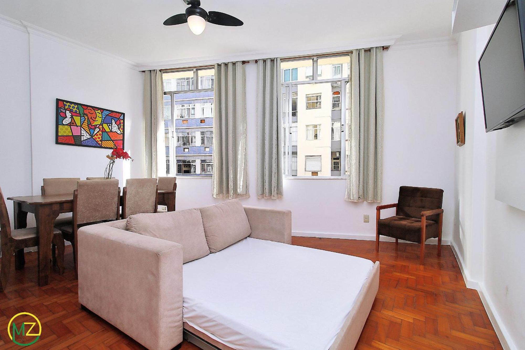 Sala E 2 Quartos Economico Em Copacabana * Río de Janeiro