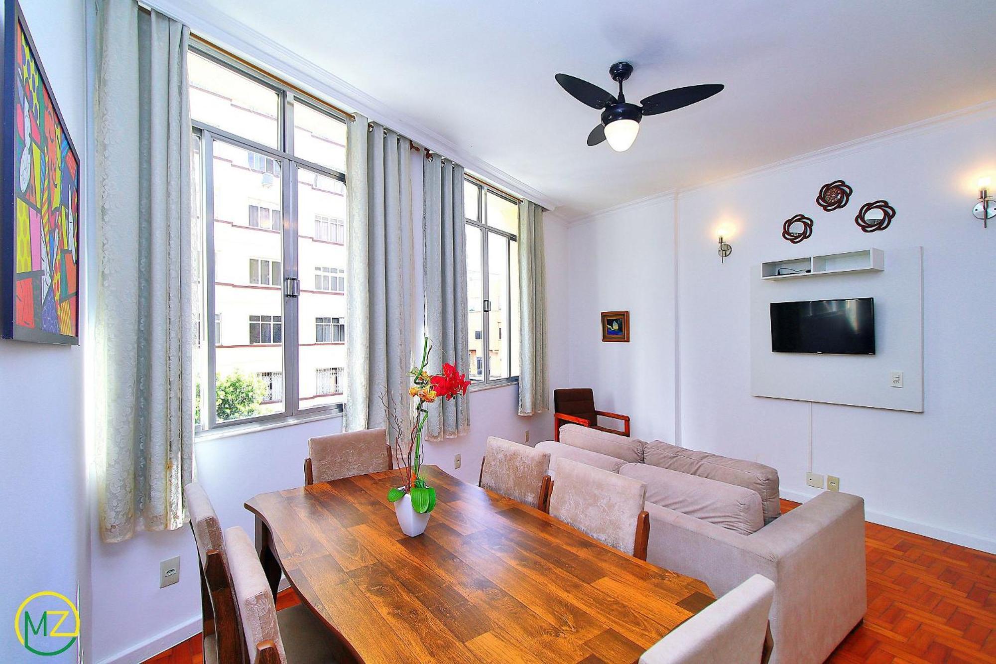 Sala E 2 Quartos Economico Em Copacabana